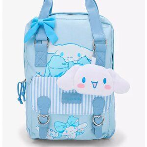 Sanrio  - Cinnamoroll Bows Backpack /w Plush Charm - NEW - FREE SHIPPING!